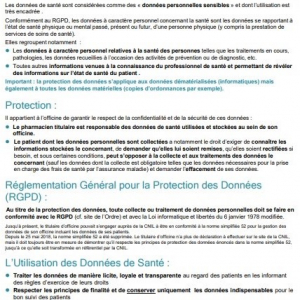 Protection des données de santé